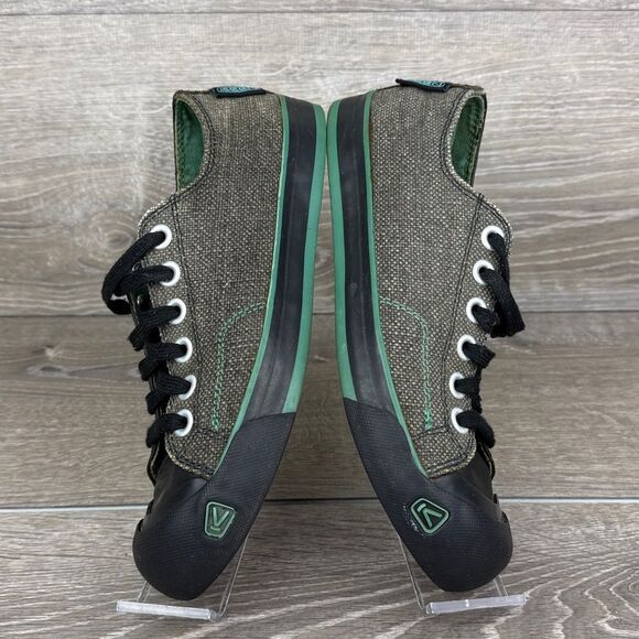 Keen Coronado II Women’s Sz 7.5 Gray Canvas Black Low Top Lace Up Sneakers - Picture 9 of 12
